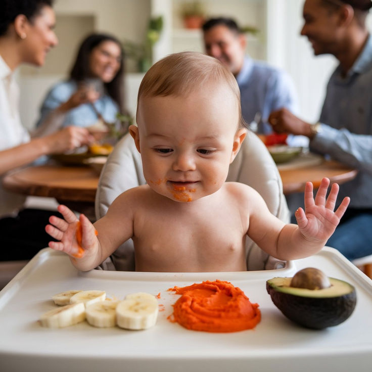 Como Fazer a Introdução Alimentar do Seu Bebê de Forma Saudável e Segura - Girafinha Gigi